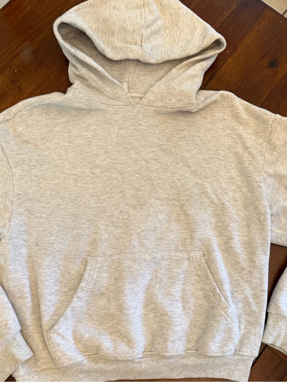 SKIMS Light Gray Women's Hooded Sweatshirt